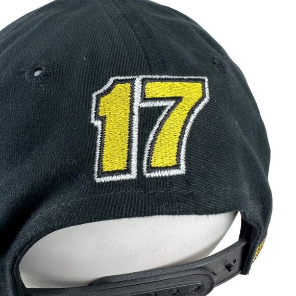 Matt Kenseth #17 Baseball Hat Cap NASCAR Dewalt Roush Racing Embroidered Black - Picture 7 of 16